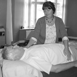 Polarity Therapy Session Polarity Therapy Session involving Practitioner / Client and Couch